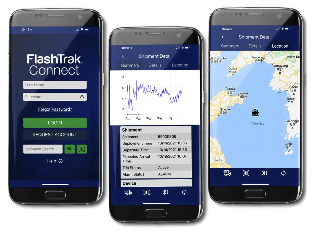 FlashTrak Connect 移动应用