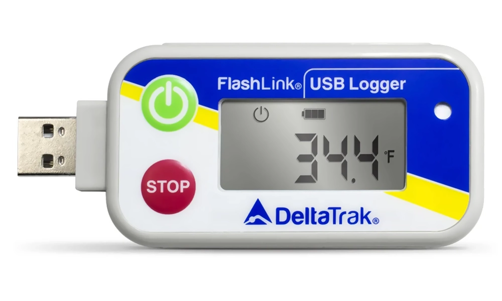 FlashLink® USB可重复使用的数据记录器，内部温度和湿度传感器