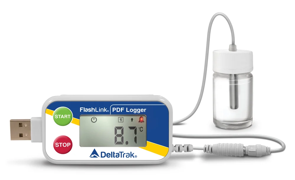 FlashLink®认证疫苗PDF数据记录仪（含乙二醇传感器）