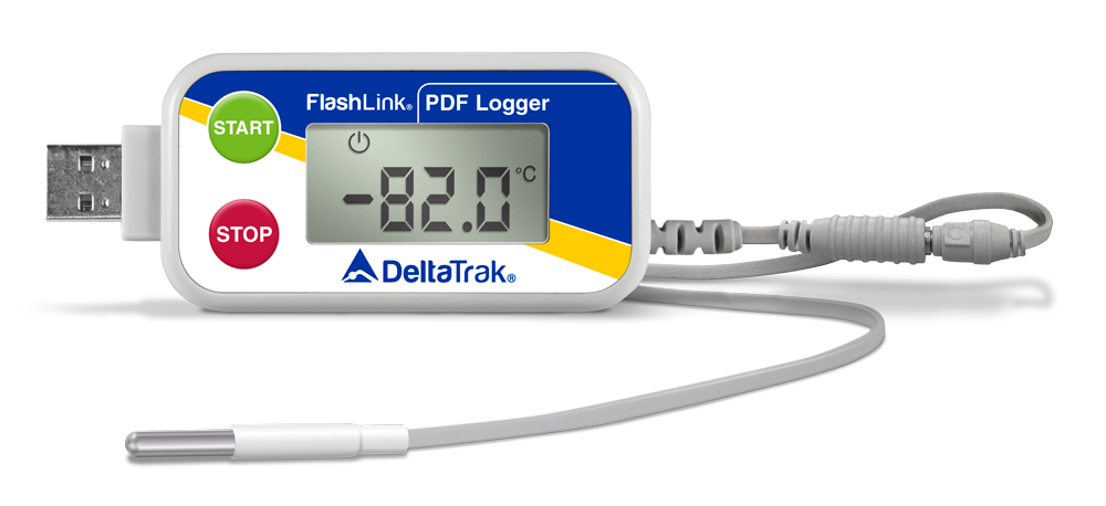 FlashLink®认证疫苗超低温PDF数据记录仪